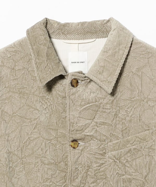 sage de cret / 8w Corduroy Coverall Jacket