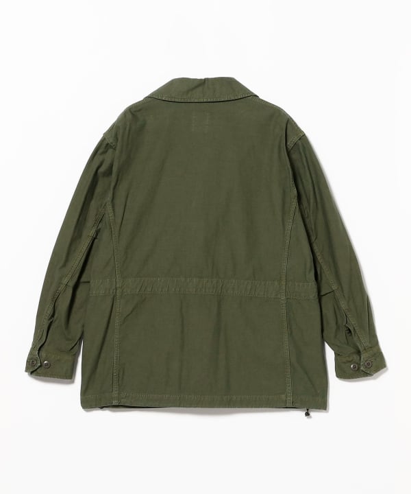 sage de cret / Cotton Linen Back Sateen M-47 Type Jacket