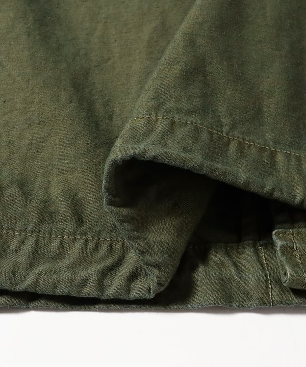 sage de cret / Cotton Linen Back Sateen M-47 Type Jacket