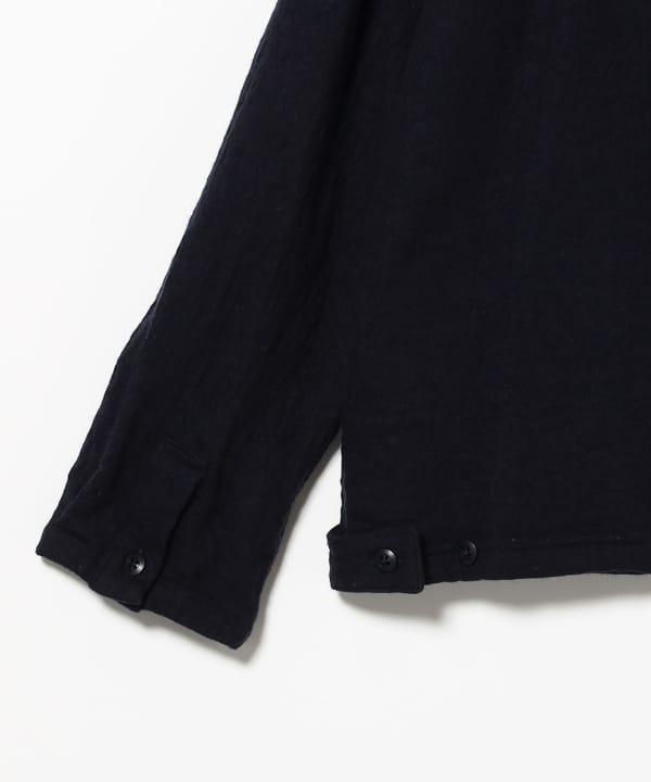 sage de cret / Cotton Wool Shirt Jacket