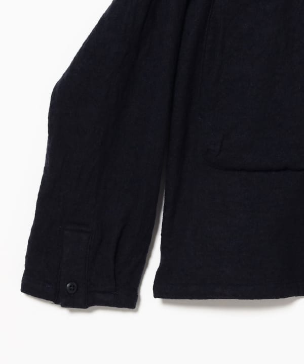 sage de cret / Cotton Wool Shirt Jacket