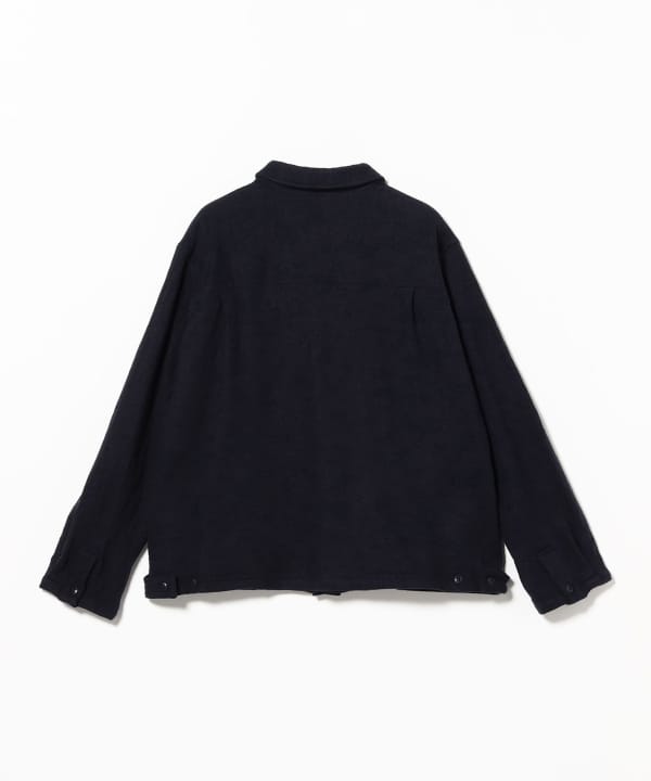 sage de cret / Cotton Wool Shirt Jacket