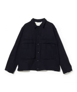 sage de cret / Cotton Wool Shirt Jacket