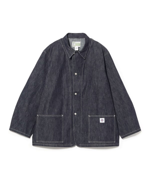 POST O'ALLS × BEAMS PLUSデニムクルーザージャケット XL BEAMS PLUS（ビームス プラス）【別注】POST OVERALLS / Snap Button