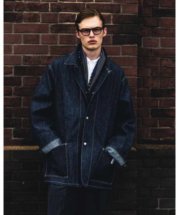 【別注】POST OVERALLS / Snap Button Coverall Jacket