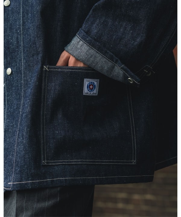 【別注】POST OVERALLS / Snap Button Coverall Jacket