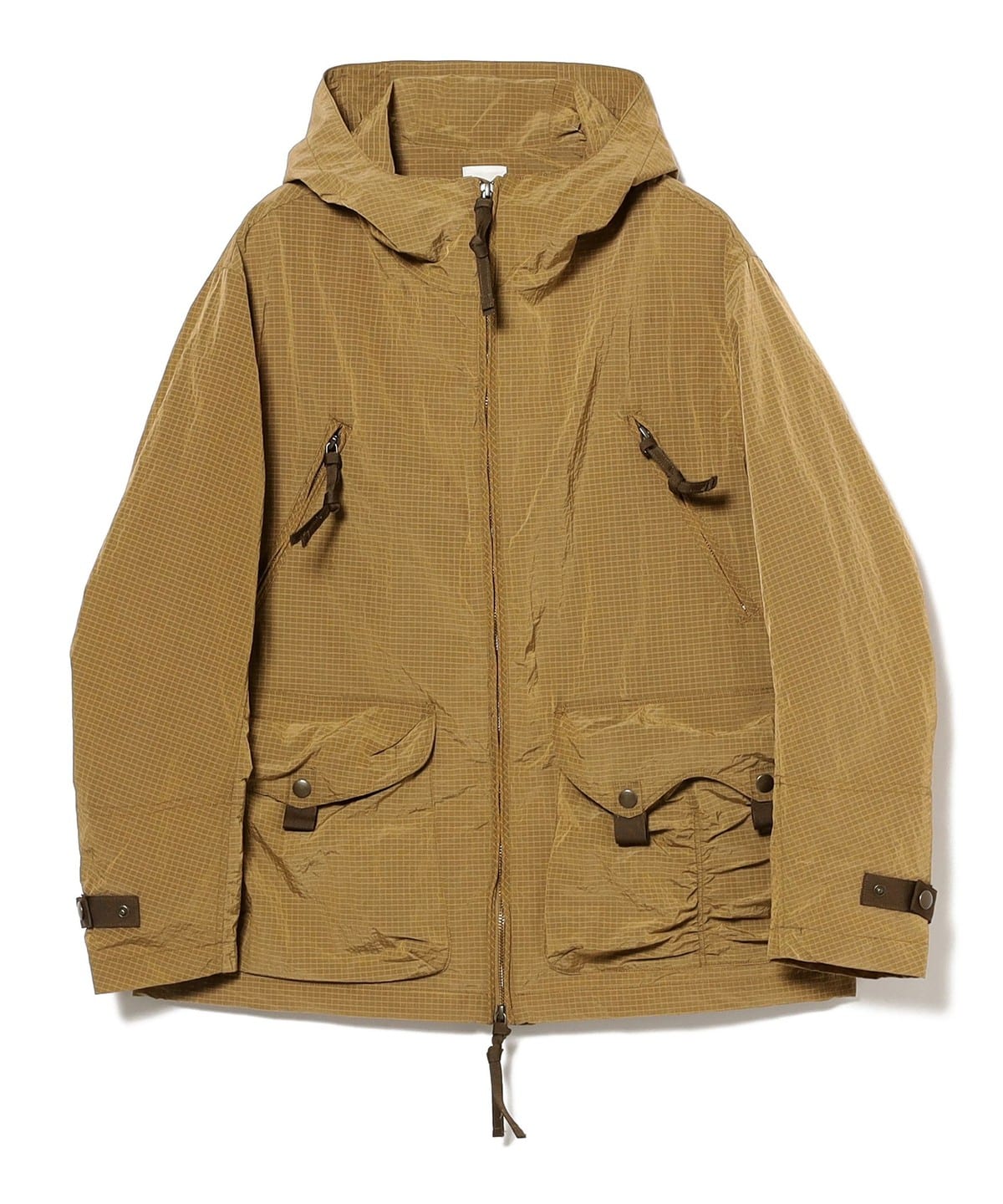 dip ディップ / ナイロンリップ フーデットコート ブルゾン MEN Khaki XL dip ディップ / ナイロンリップ フーデットコート ブルゾン MEN Khaki XL