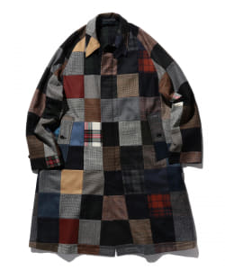 ▲BEAMS PLUS / パッチワーク バルマカーン コート