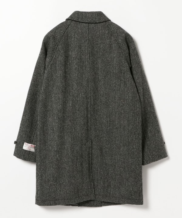 BEAMS PLUS（ビームス プラス）Bal Collar Coat Harris Tweed（コート ステンカラーコート）通販｜BEAMS