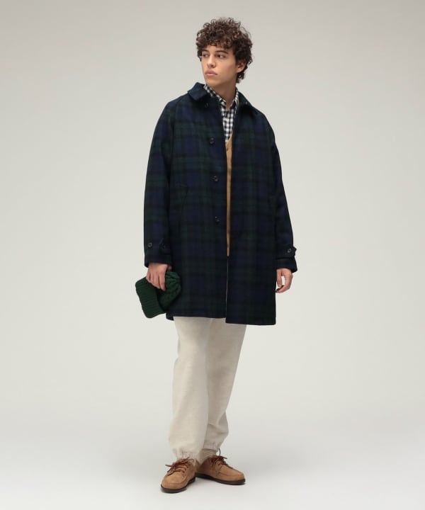 BEAMS PLUS（ビームス プラス）Bal Collar Coat Harris Tweed（コート