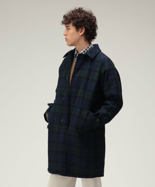 BEAMS PLUS（ビームス プラス）Bal Collar Coat Harris Tweed（コート
