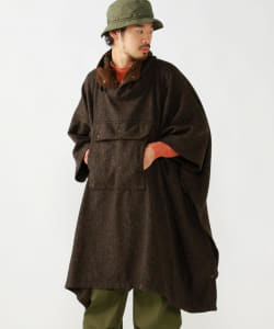 ▲ENGINEERED GARMENTS / Poncho Tri Blend Tweed
