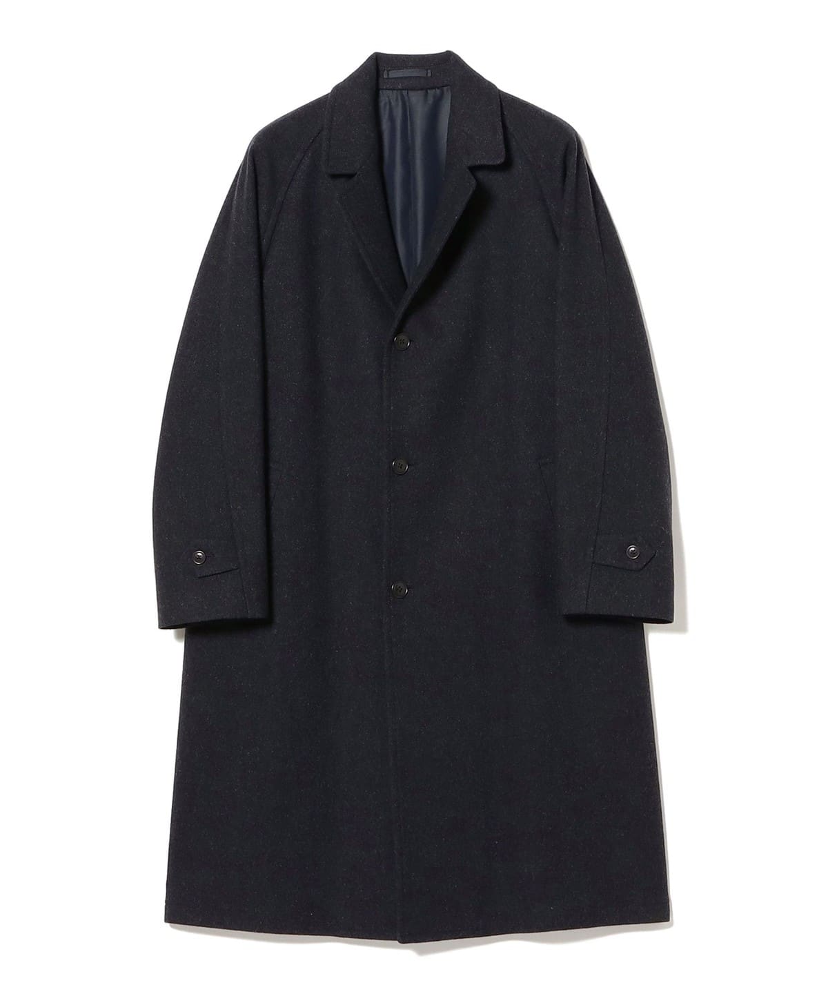 Over Coat Navy Herringbone コート MEN NAVY 36 Over Coat Navy Herringbone コート MEN NAVY 36