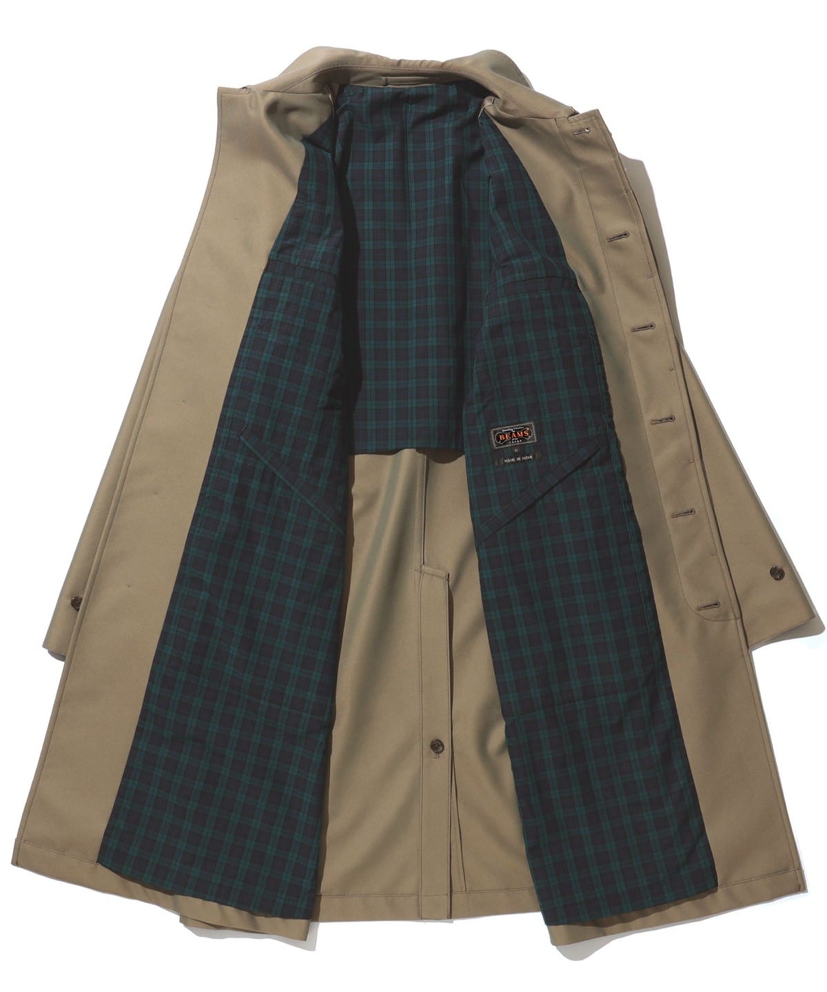 BEAMS PLUS（ビームス プラス）Balmacaan Coat T/C Gabardine（コート