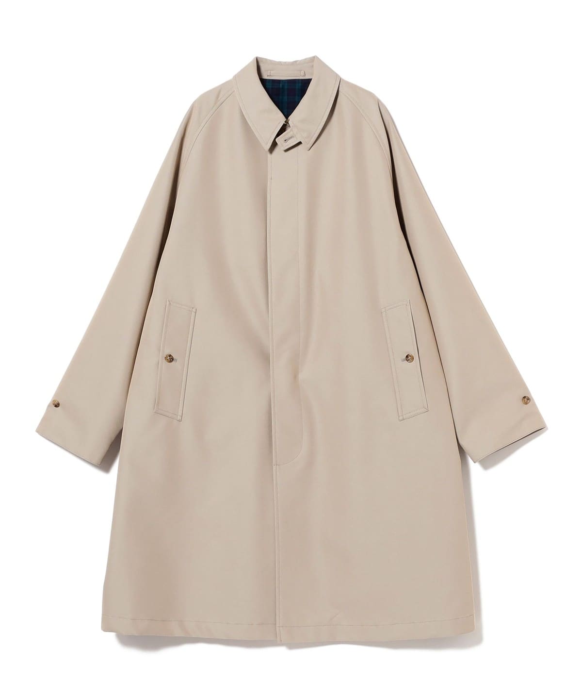BEAMS PLUS(ビームス プラス)Balmacaan Coat T/C Gabardine(コート BEAMS PLUS(ビームス プラス)Balmacaan Coat T/C Gabardine(コート