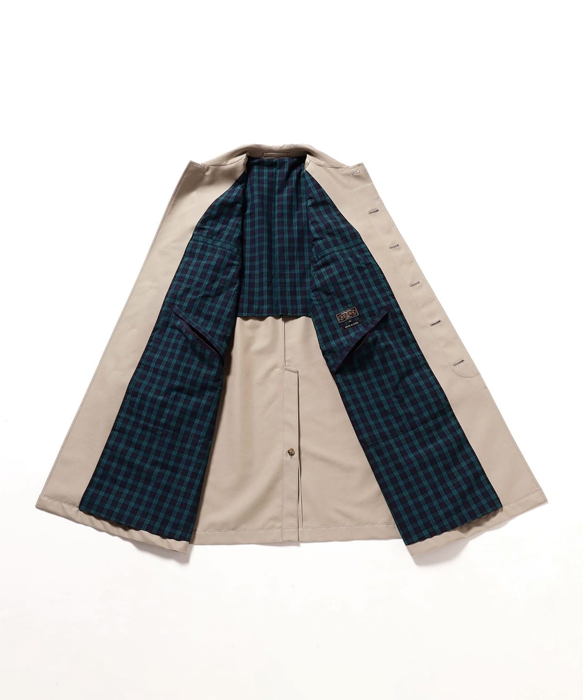 BEAMS PLUS（ビームス プラス）Balmacaan Coat T/C Gabardine（コート