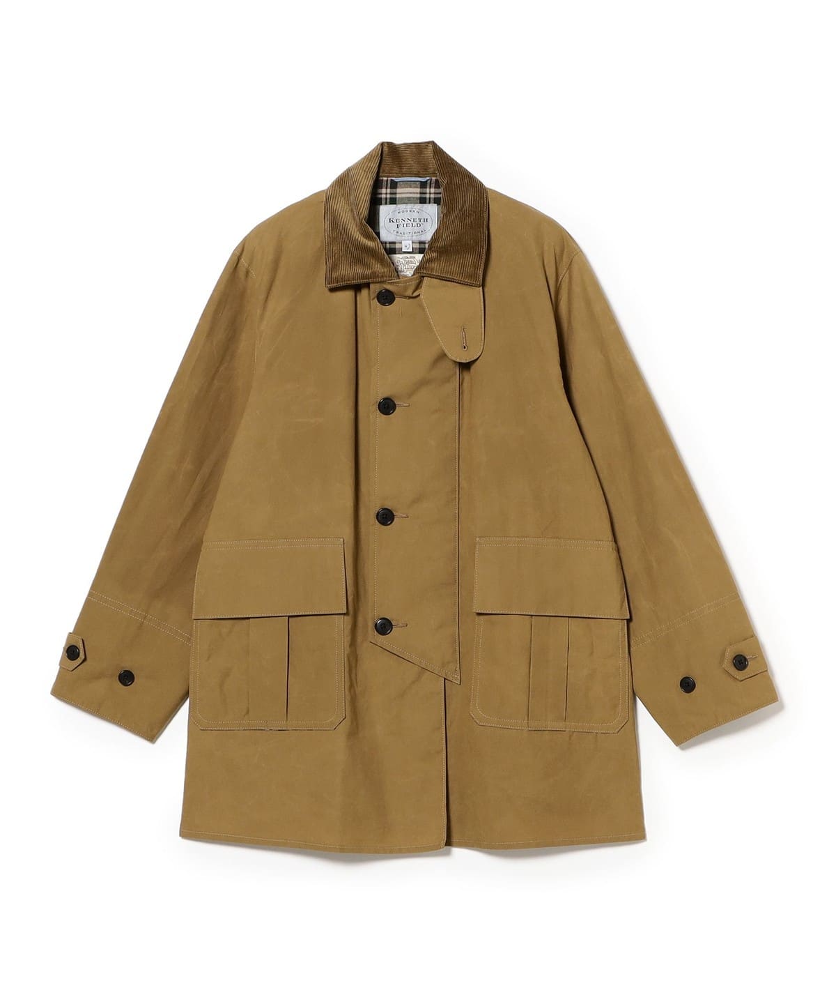 KENNETH FIELD ケネスフィールド / Max Proof Coat BM Wax Khaki コート MEN KHAKI S KENNETH FIELD ケネスフィールド / Max Proof Coat BM Wax Khaki コート MEN KHAKI S