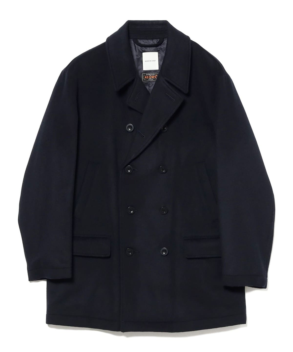 【別注】sage de cret サージュデクレ / P-Jacket コート MEN NAVY M 【別注】sage de cret サージュデクレ / P-Jacket コート MEN NAVY M