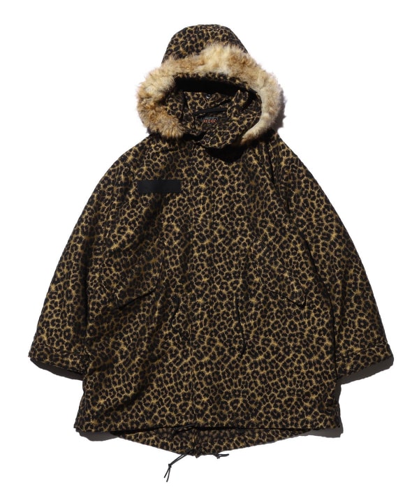 M-6548 Coat Leopard Jacquard