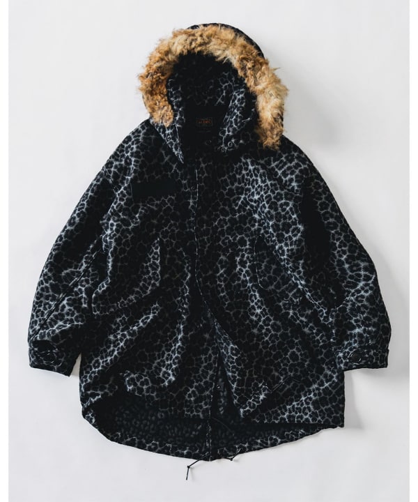 M-6548 Coat Leopard Jacquard