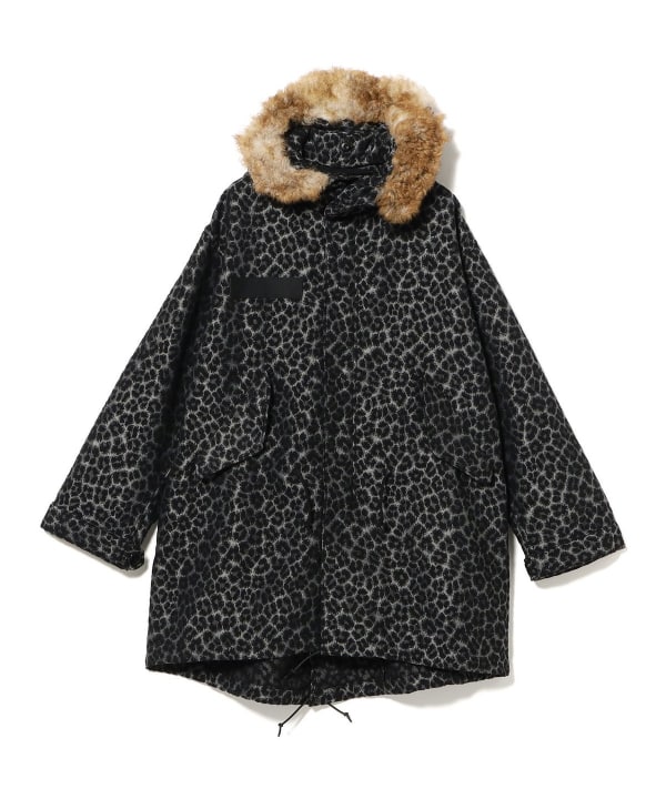 M-6548 Coat Leopard Jacquard