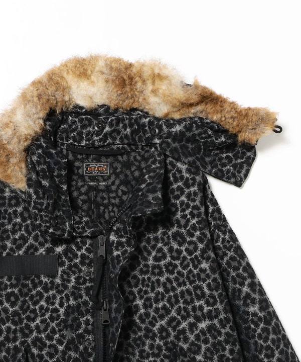 M-6548 Coat Leopard Jacquard