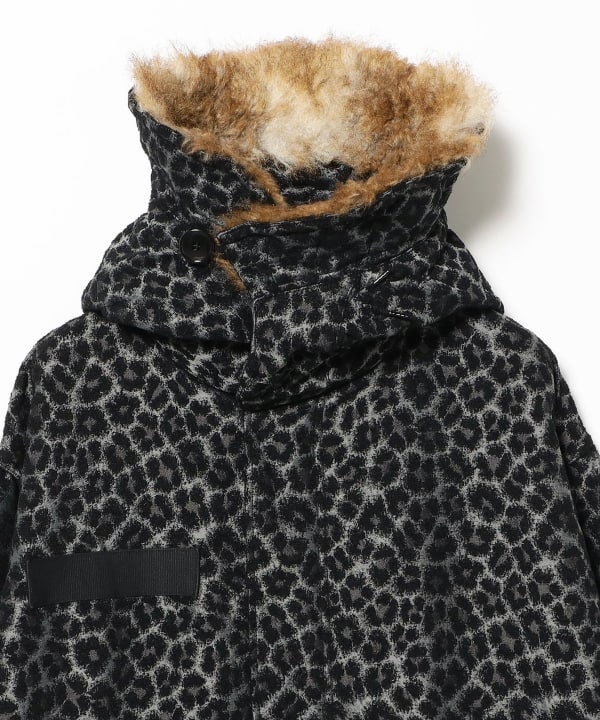 M-6548 Coat Leopard Jacquard