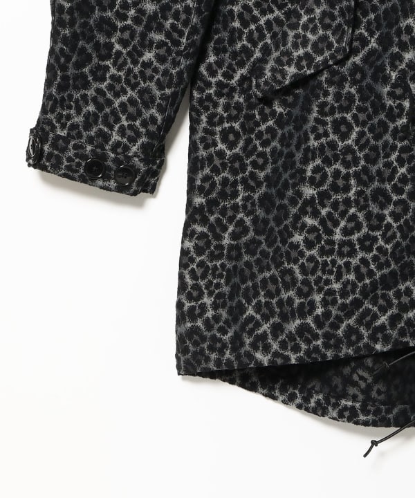 M-6548 Coat Leopard Jacquard