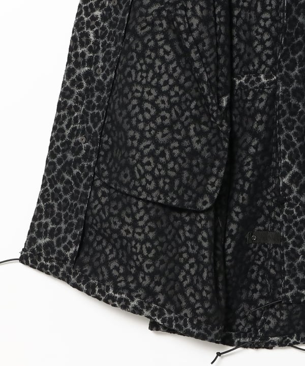 M-6548 Coat Leopard Jacquard
