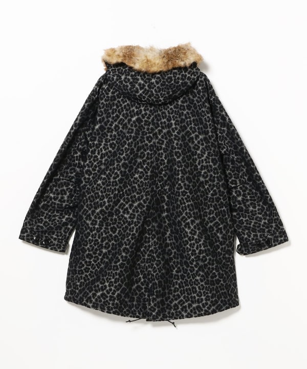 M-6548 Coat Leopard Jacquard