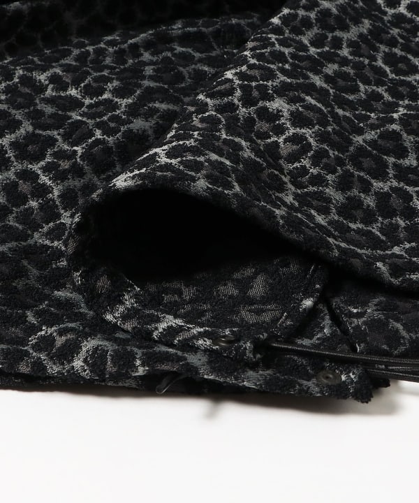 M-6548 Coat Leopard Jacquard