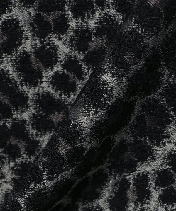 M-6548 Coat Leopard Jacquard