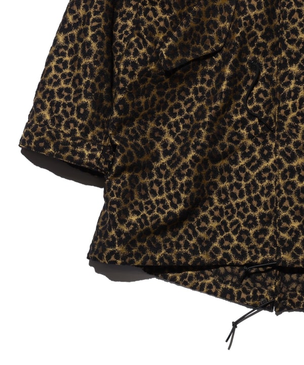 M-6548 Coat Leopard Jacquard