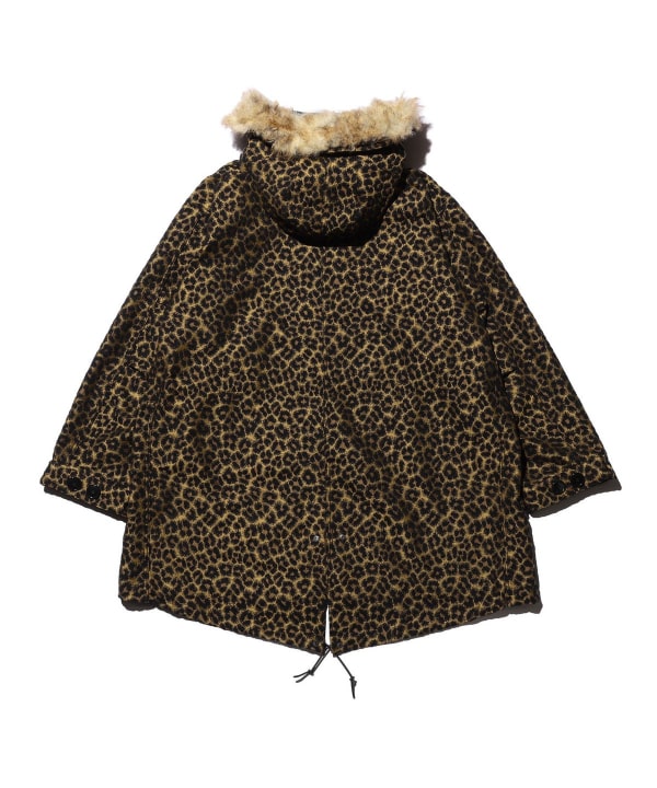 M-6548 Coat Leopard Jacquard