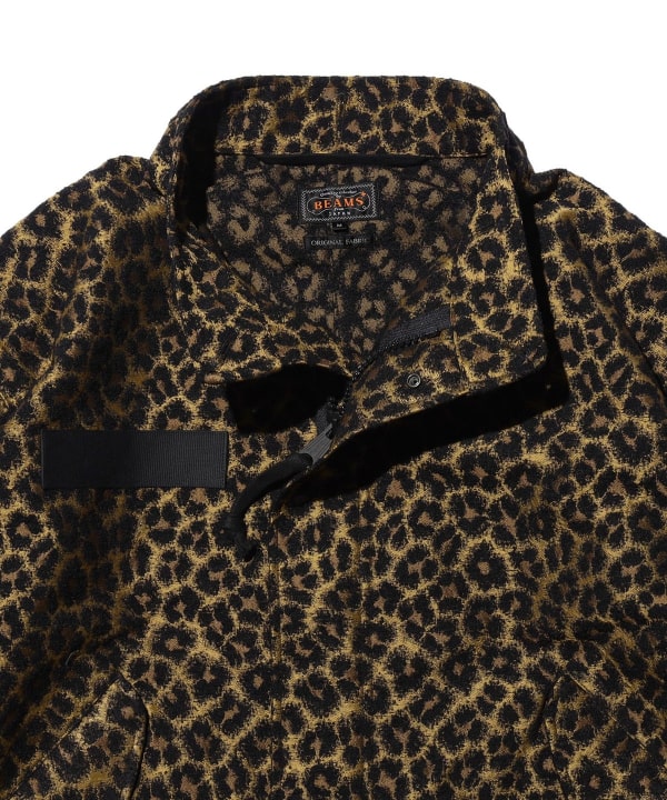 M-6548 Coat Leopard Jacquard