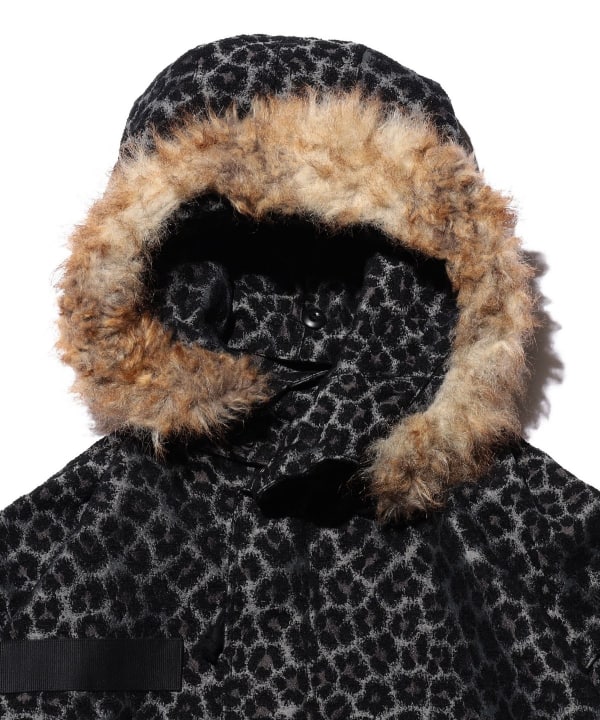 M-6548 Coat Leopard Jacquard