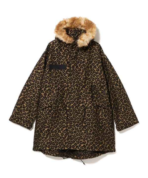M-6548 Coat Leopard Jacquard
