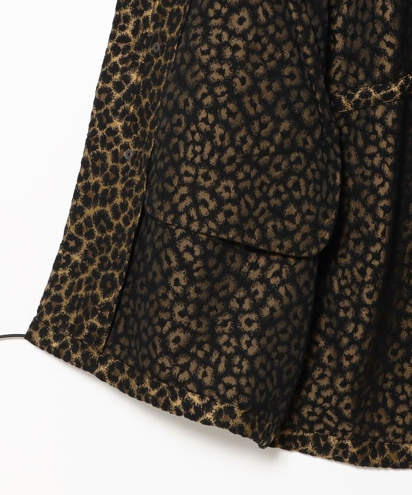 M-6548 Coat Leopard Jacquard
