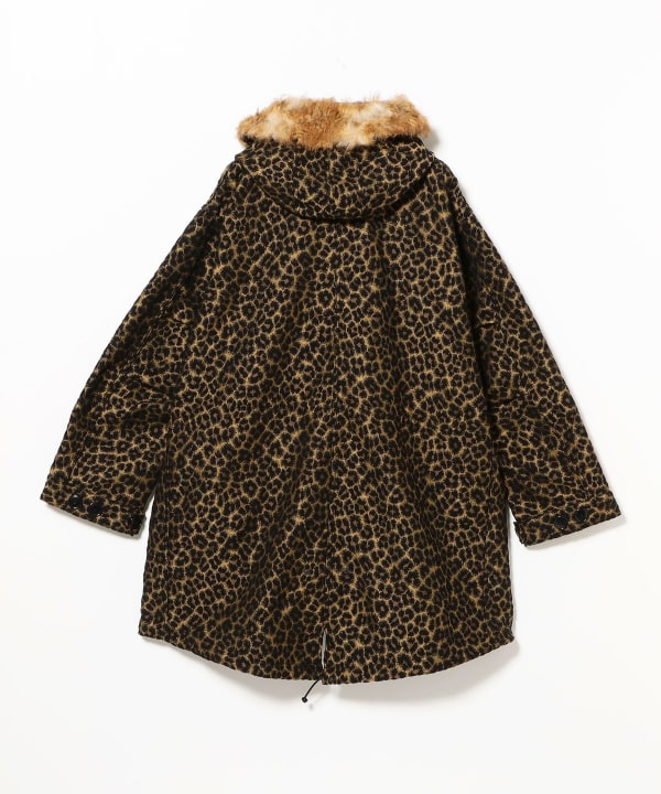 M-6548 Coat Leopard Jacquard