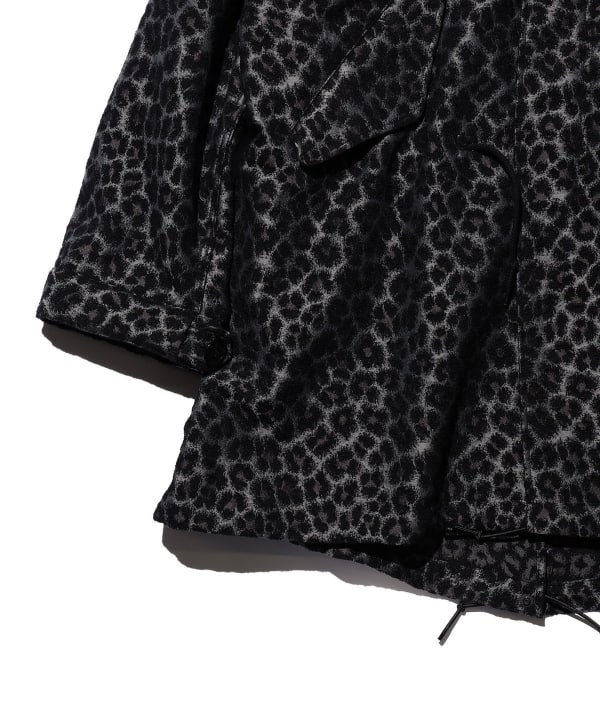 M-6548 Coat Leopard Jacquard