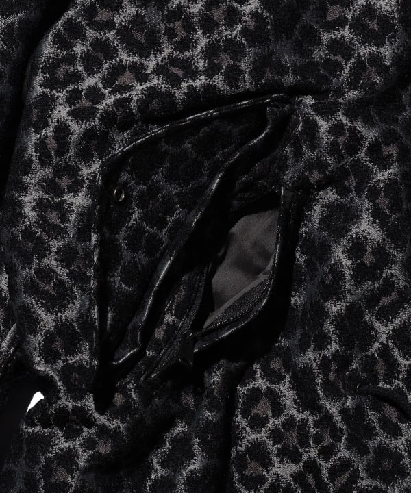M-6548 Coat Leopard Jacquard