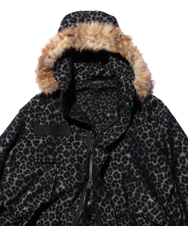 M-6548 Coat Leopard Jacquard