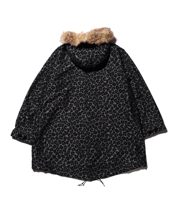 M-6548 Coat Leopard Jacquard