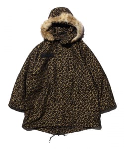 M-6548 Coat Leopard Jacquard