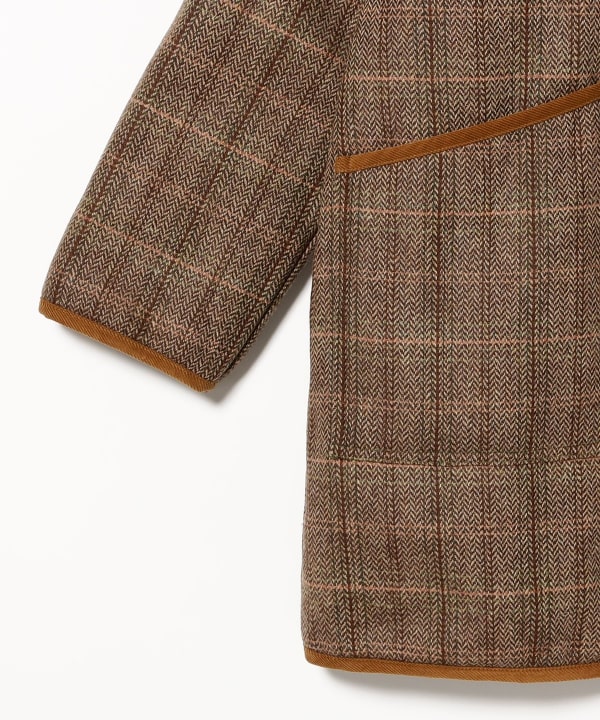 ts(s) / HERRINGBONE ZIP & FLY FRONT COAT