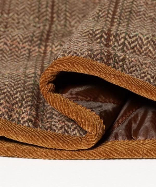ts(s) / HERRINGBONE ZIP & FLY FRONT COAT