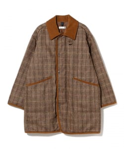 ts(s) / HERRINGBONE ZIP & FLY FRONT COAT