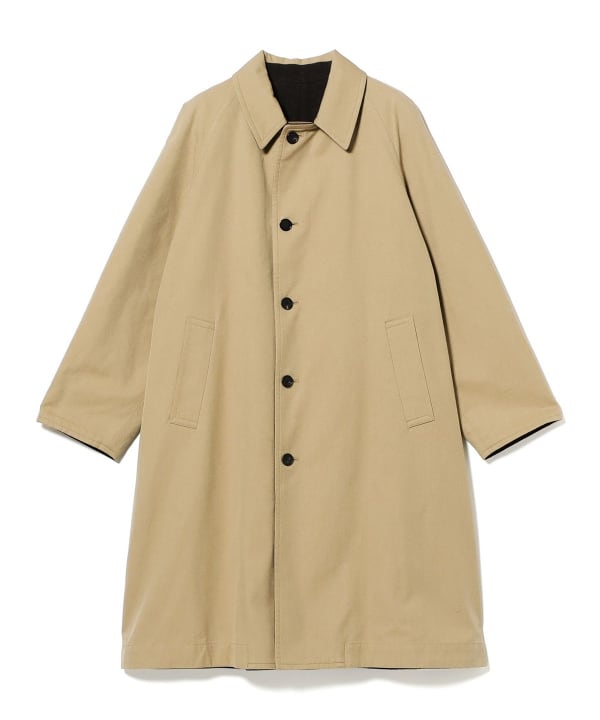 KAPTAIN SUNSHINE / cotton mock twist umbrella coat
