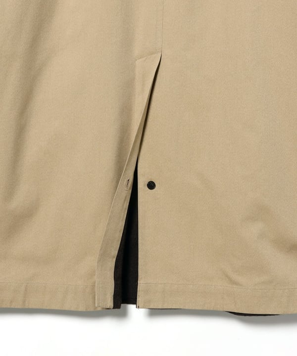 KAPTAIN SUNSHINE / cotton mock twist umbrella coat