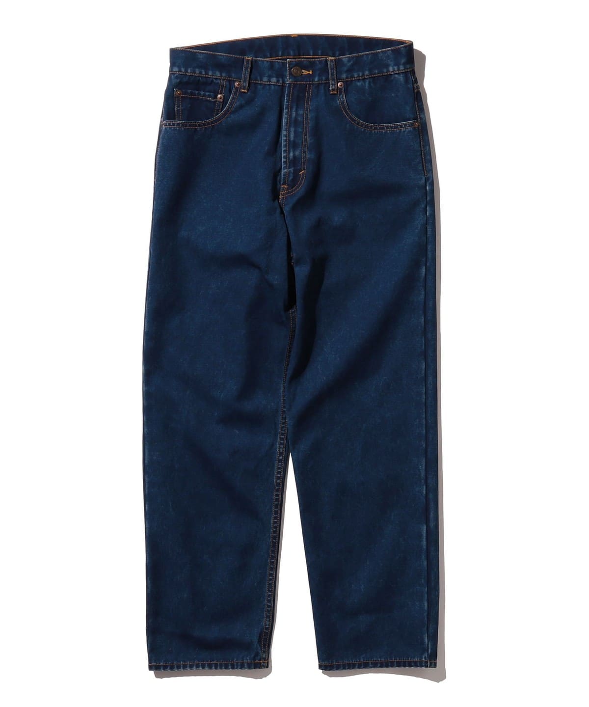 強撚コットン オックスフォード 5ポケット パンツ パンツ MEN INDIGO S 強撚コットン オックスフォード 5ポケット パンツ パンツ MEN INDIGO S